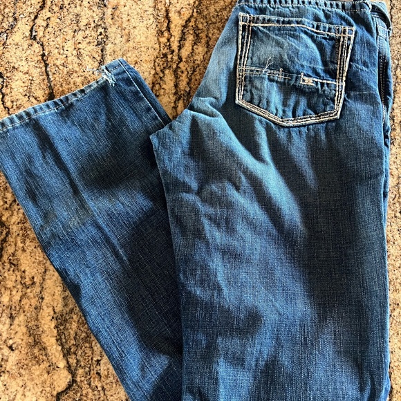 Ariat M4 Relaxed Boot Cut Jeans in Classic Blue - Picture 2 of 4
